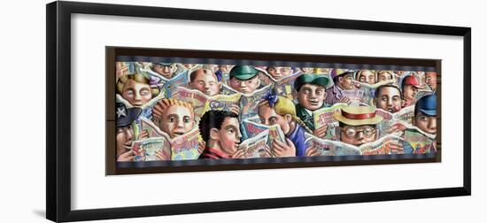 Comic Strip-PJ Crook-Framed Giclee Print