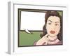 Comic Style Confused Housewife-jorgenmac-Framed Art Print