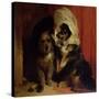 Comical Dogs, 1836-Edwin Henry Landseer-Stretched Canvas