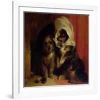 Comical Dogs, 1836-Edwin Henry Landseer-Framed Giclee Print