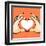 Comics Style Valentine's Day Card with Two Hands and Heart-Alena Kozlova-Framed Art Print