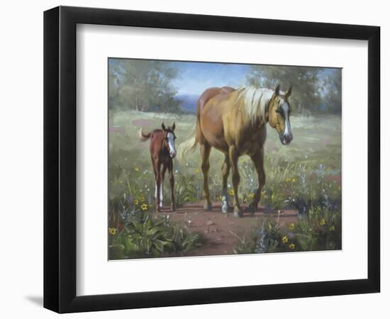 Comin' In-Jack Sorenson-Framed Art Print