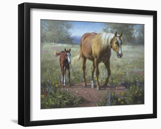 Comin' In-Jack Sorenson-Framed Art Print