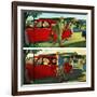 "Coming and Going to Work", June 28, 1952-Thornton Utz-Framed Giclee Print