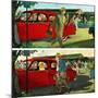 "Coming and Going to Work", June 28, 1952-Thornton Utz-Mounted Giclee Print