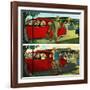 "Coming and Going to Work", June 28, 1952-Thornton Utz-Framed Giclee Print