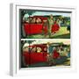 "Coming and Going to Work", June 28, 1952-Thornton Utz-Framed Premium Giclee Print