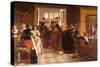 Coming down to Dinner, 1876 (Oil on Canvas)-John Callcott Horsley-Stretched Canvas