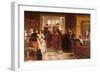 Coming down to Dinner, 1876 (Oil on Canvas)-John Callcott Horsley-Framed Giclee Print