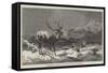 Coming Events Cast their Shadows before Them-Edwin Landseer-Framed Stretched Canvas