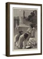 Coming Events Cast their Shadows Before-Frederick Sargent-Framed Giclee Print