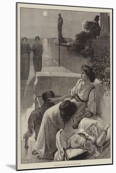 Coming Events Cast their Shadows Before-Frederick Sargent-Mounted Giclee Print