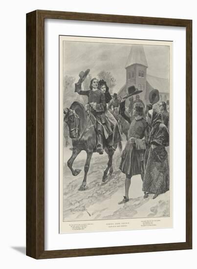 Coming from Church-Richard Caton Woodville II-Framed Giclee Print