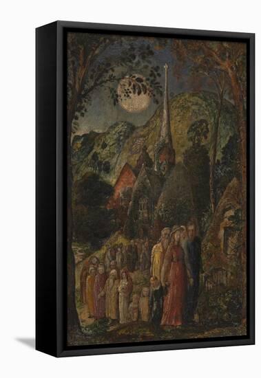 Coming from Evening Church-Samuel Palmer-Framed Stretched Canvas