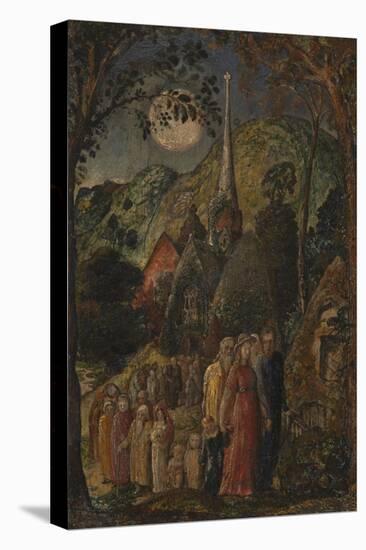 Coming from Evening Church-Samuel Palmer-Stretched Canvas