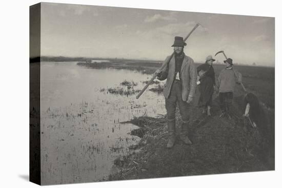 Coming Home from the Marches (le retour des marais)-Peter Henry Emerson-Stretched Canvas