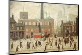Coming Home from the Mill-Laurence Stephen Lowry-Mounted Art Print