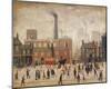 Coming Home From The Mill-Laurence Stephen Lowry-Mounted Giclee Print