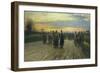 Coming Home from the Spinning Mill or from Work, 1890-1895-Eugenio Spreafico-Framed Giclee Print