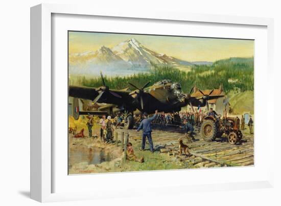 Coming Home (Oil on Canvas)-Terence Cuneo-Framed Giclee Print