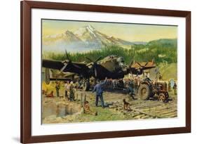 Coming Home (Oil on Canvas)-Terence Cuneo-Framed Giclee Print