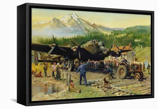 Coming Home (Oil on Canvas)-Terence Cuneo-Framed Stretched Canvas