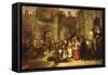 Coming of Age in the Olden Time-William Powell Frith-Framed Stretched Canvas