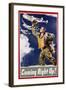 Coming Right Up! Poster-James Montgomery Flagg-Framed Giclee Print