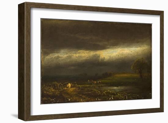 Coming Storm, Lake Cayuga (N.Y.)-William Hart-Framed Giclee Print