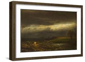 Coming Storm, Lake Cayuga (N.Y.)-William Hart-Framed Giclee Print