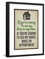 Coming To See My House Poster-null-Framed Poster