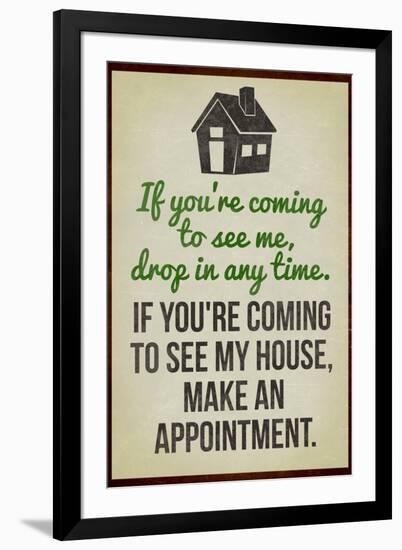 Coming To See My House-null-Framed Art Print