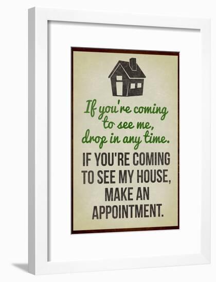 Coming To See My House-null-Framed Poster