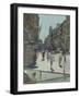 Coming up into the Morning Light of Carrer de Pelai from Placa Universitat, 2013-Peter Brown-Framed Giclee Print