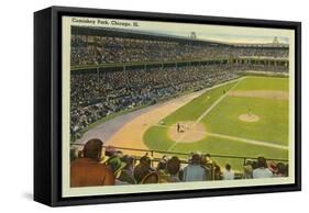 Comiskey Park, Chicago, Illinois-null-Framed Stretched Canvas