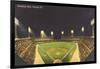 Comiskey Park, Night, Chicago, Illinois-null-Framed Art Print