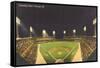 Comiskey Park, Night, Chicago, Illinois-null-Framed Stretched Canvas