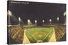 Comiskey Park, Night, Chicago, Illinois-null-Stretched Canvas