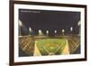 Comiskey Park, Night, Chicago, Illinois-null-Framed Art Print