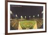 Comiskey Park, Night, Chicago, Illinois-null-Framed Art Print