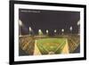 Comiskey Park, Night, Chicago, Illinois-null-Framed Art Print