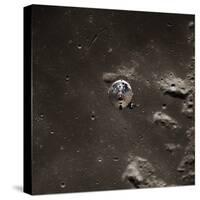 Command Module Above the Moon-null-Stretched Canvas