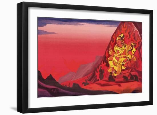 Command of Rigden Djapo, 1933-Nicholas Roerich-Framed Giclee Print