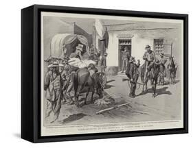 Commandeering in the Transvaal, a Protest from a Burgher-Charles Edwin Fripp-Framed Stretched Canvas