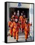 Commander Eileen Collins with Space Shuttle Mission 114 Crew En Route to the Launch Pad, Jul 2005-null-Framed Stretched Canvas