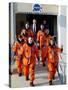 Commander Eileen Collins with Space Shuttle Mission 114 Crew En Route to the Launch Pad, Jul 2005-null-Stretched Canvas