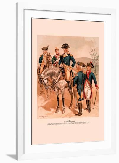 Commander in Chief, Aide de Camp, Line Officers-H.a. Ogden-Framed Art Print