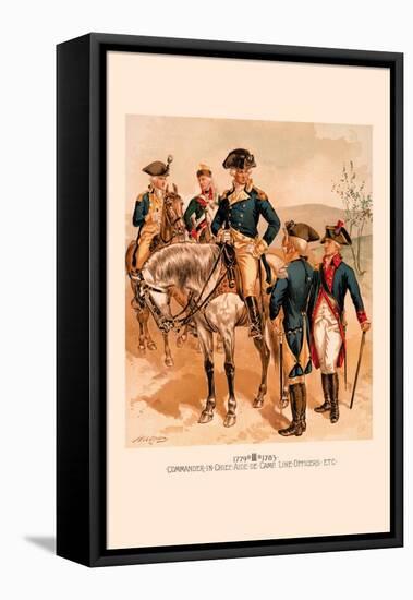 Commander in Chief, Aide de Camp, Line Officers-H.a. Ogden-Framed Stretched Canvas