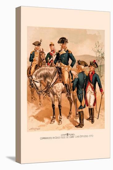 Commander in Chief, Aide de Camp, Line Officers-H.a. Ogden-Stretched Canvas