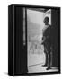 Commander-In-Chief of the Swiss Army General Henri Guisan Standing in Doorway-null-Framed Stretched Canvas